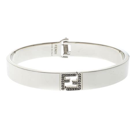 silver fendi bracelet